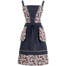Women's Vintage Kitchen Apron with Pockets