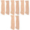 4Sets Beige Wooden Cutter Handle Replacement Comfortable Non-Slip Grip 5