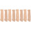 4Sets Beige Wooden Cutter Handle Replacement Comfortable Non-Slip Grip 6