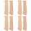 4Sets Beige Wooden Cutter Handle Replacement Comfortable Non-Slip Grip 7
