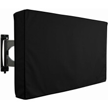 Waterproof Outdoor TV Cover for Flat Screen TV 58x5x37in – Dustproof, Scratch-Resistant, Foldable, with Contraction Band, Compatible with Most TVs