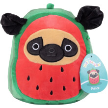 8" Prionsa an Mealbhacán Uisce Pug Plush ó Jazwares – Bréagán Inbhailithe Bog, Squishy – Ag luí le Jazwares Squad – Bronntanas do Pháistí