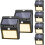 Conjunto de 6 luzes solares com sensor de movimento para exterior. 1
