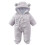 Φόρμα Lulshou Winter Bear από φλις με κουκούλα για μωρά 0-3 μηνών – Ζεστή βελούδινη στολή 1