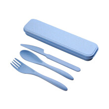 Opruiming Herbruikbare Lepel Bestek en Vork Kinder- en Volwassenen Draagbare Lunchbox Bestekset voor Reizen, Picknick, Kamperen of Dagelijks Gebruik