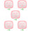 5Sets Gesichtsmaske Pink Ps, Langlebige DIY Maskenplatten 10