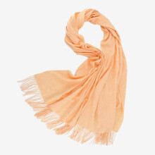 Cachecol feminino de lã leve e macio, estilo pashmina, ideal para usar como xale ou echarpe.