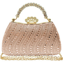 Mála clutch tráthnóna le rhinestones do mhná, 1 phíosa