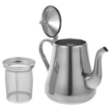 Roestvrijstalen waterkoker met ingebouwd filter, 1,2 liter