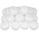 20pcs Foam Pumpkin Decorations - 65mm White 1