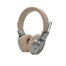 Retro Glow Mirror Over-Ear Bluetooth-hörlurar, ANC, 20 timmars batteri, vikbara och justerbara – kompatibla med alla enheter
