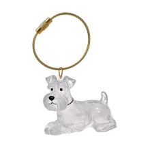 Dog Hair Collector Keychain – Portable Pet Hair Memorial Bottle, Compatible with Pet Lovers Gifts
