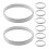32Pièces Support Manchette Métal Argent Élastique Stretch Casual 1