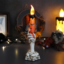 Światła na Halloween, szkielet na Halloween, świecąca ręka ducha, świeca LED, dekoracja na Halloween, latarnia Pum-Pkin, dekoracje dyniowe