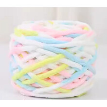 Hilo de chenilla grueso de 100 g, hilo de terciopelo suave para tejer a crochet, mantas y manualidades para suéteres, mantas, zapatos, bufandas y