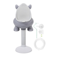 2Pièces Urinal Debout Clair Avec Support Mural
