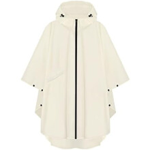 Regencape mit Kapuze für Erwachsene mit Tasche und Reißverschluss, wasserdichter, leichter Regenmantel für Damen und Herren