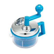 Robot culinaire manuel à manivelle, hachoir, mixeur et coupe-viande pour bébés, enfants et tout-petits (couleur aléatoire)