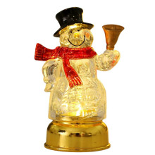 Luminária Noturna de Natal em Formato de Boneco de Neve Brilhante - Decoração LED para Quarto e Quarto Infantil com Efeito Encantador