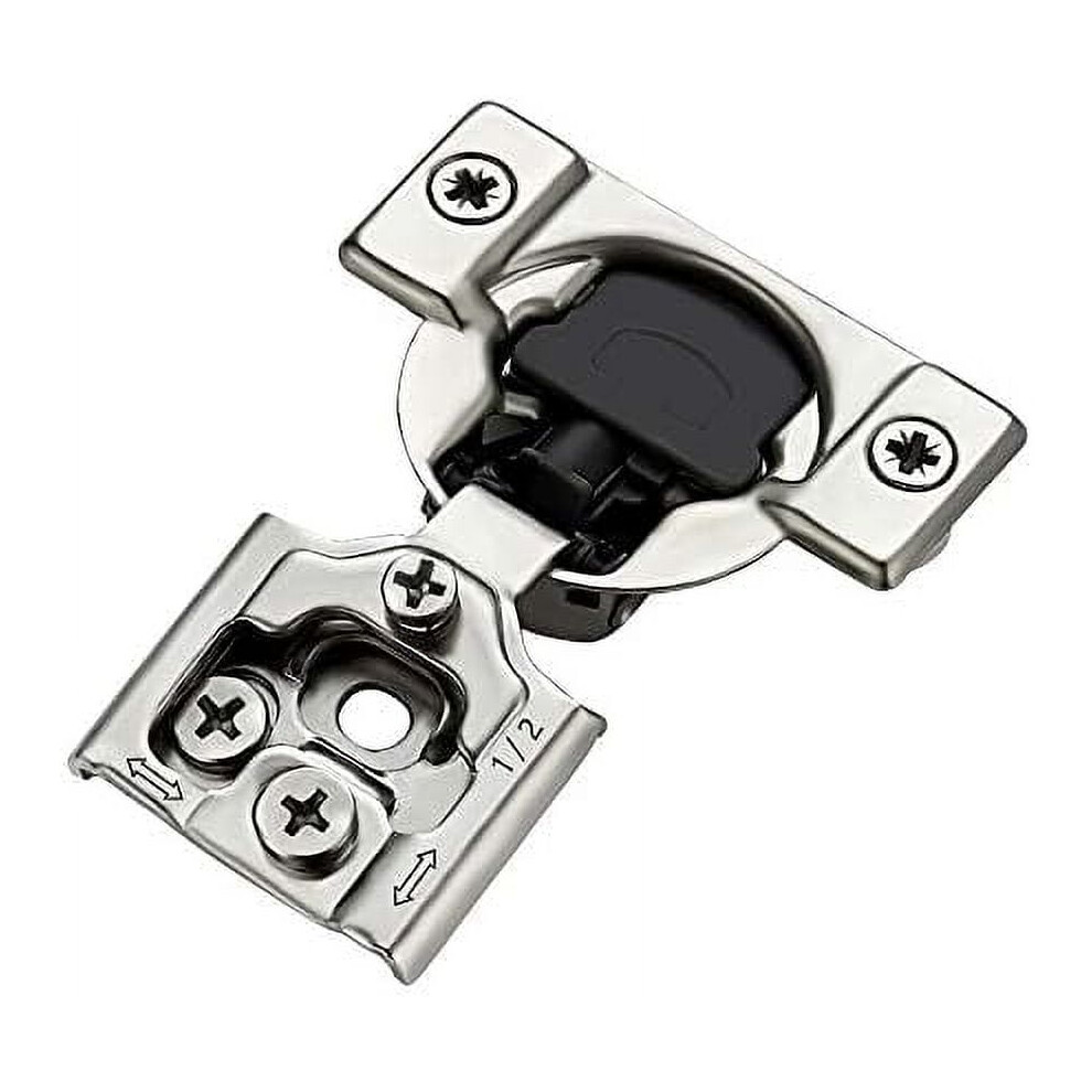 Satin Nickel Soft-Close Cabinet Hinges 10-Pack 9341593743587