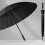 Guarda-chuva extra grande de 45 polegadas à prova de vento, abertura/fechamento automático, 24 varetas, secagem rápida, para 2 pessoas – Preto 1