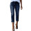 Γυναικείο παντελόνι Capri Jeans με ίσια γραμμή, ελαστικό τζιν, σκούρο μπλε 1