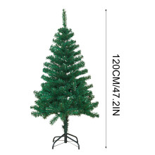 4FT Premium Flocked Artificial Christmas Tree with Hinged Branches, Metal Stand & 200 Tips – Easy Install for Home/Office – Compatible with