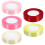 Κορδέλα πολυεστέρα Homoyoyo5Rolls για DIY κατασκευές και διακόσμηση πάρτι σε ανοιχτό ροζ 1