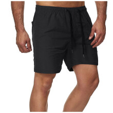 Pantaloncini sportivi da uomo, pantaloncini da corsa per palestra, vita elasticizzata, vestibilità ampia con tasche, pantaloncini cargo da trekking,