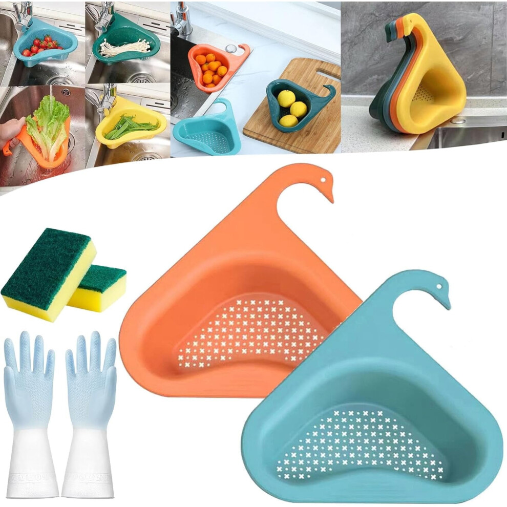 4Pcs Faucet Hanging Filter Basket For Kitchen Sink, Compatible With All Sinks 9110895648964