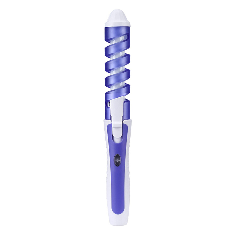 Spiral Hair Curler and Crimper - Electric Curling Wand, Curling Iron for Hairstyling, Negative Ions Lock in Moisture, Gift for Women and Girls