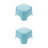 2Pièces Bébé Simple Bleu Pour Chambre 10
