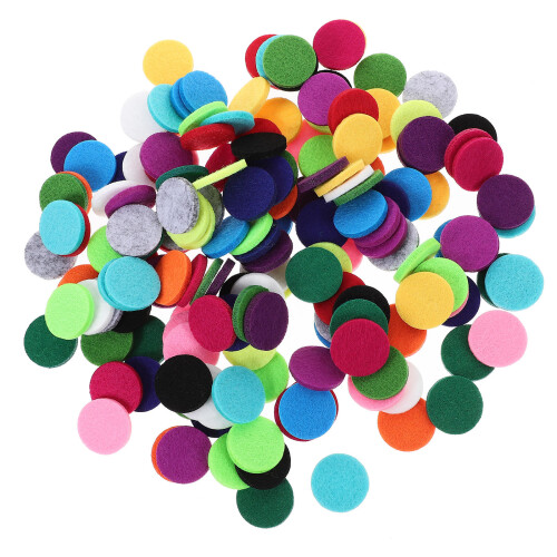 850Stk Aromatherapie Nachfüllpads Polyester Komfortable Duftpads Bunt 1