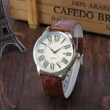 1 Set Orologio da uomo con movimento meccanico automatico e datario in e marrone