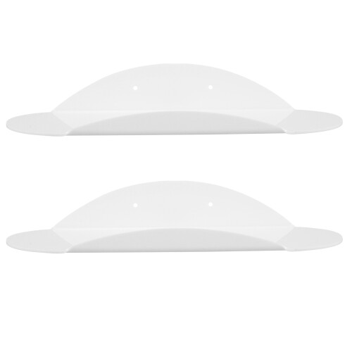 4Pièces Étagères De Rangement Flottantes Blanches Design Élégant 1