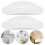 4Pièces Étagères De Rangement Flottantes Blanches Design Élégant 11