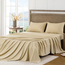 Sengetøysett for enkeltsenger – ultramyk børstet mikrofiber, dype lommer, kjølende og pustende, hotellkvalitet, 3 deler (mørkegrå)