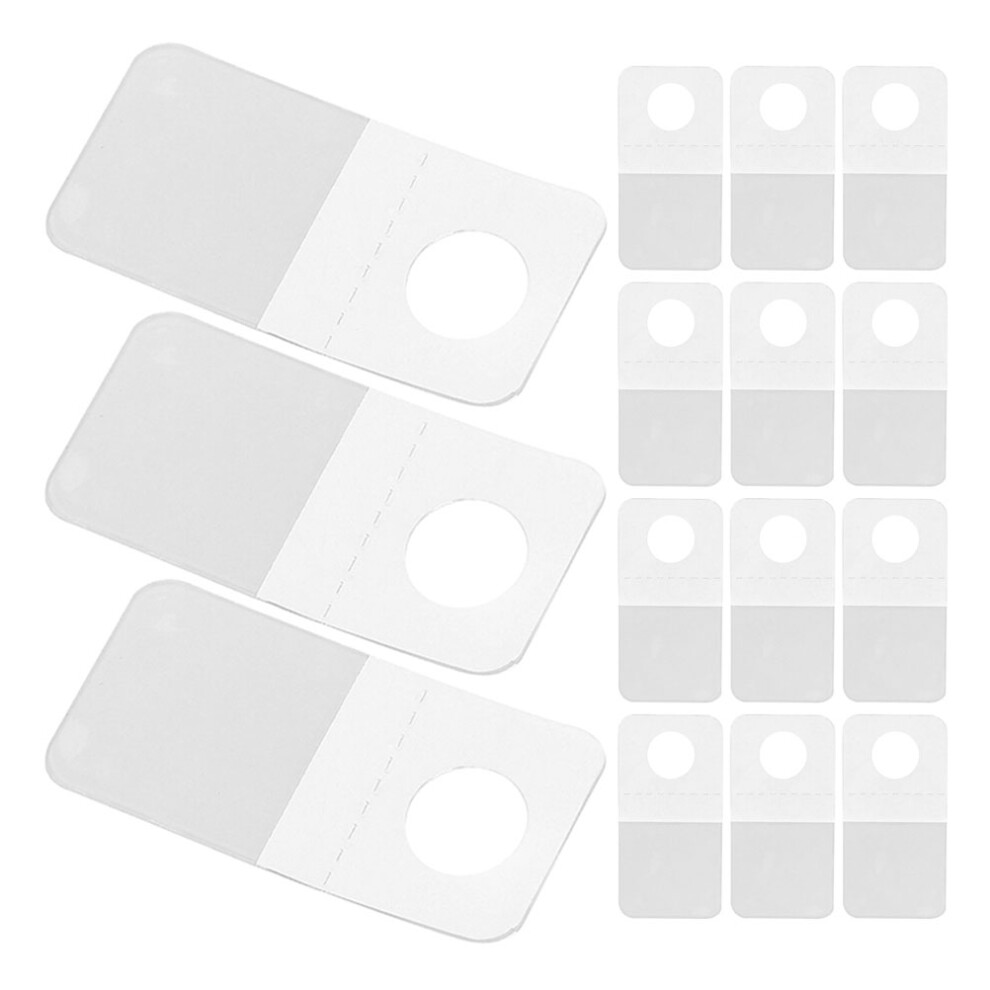 1500Pcs Transparent Pvc Clear Hanging Tabs For Space Saving Storage 3662892055277