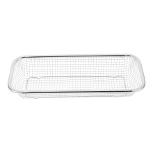 2Pcs Stainless Steel Air Fryer Crisper Tray Silver Kitchen Accessories