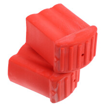 8Pièces Couvre Pieds Échelle Rouge Antidérapant Caoutchouc Durable