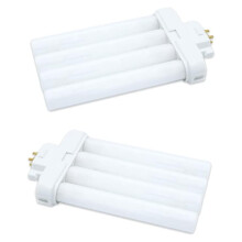 FML27/65K Quad Tube Lamp, 27W 6500K Daglicht, GX10q-4Base, 1330LM, 10.000 uur levensduur, 2 stuks – Compatibel met FML armaturen