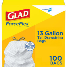 Sacs poubelle CloroxPro ForceFlex, 13 gallons, 100 sacs