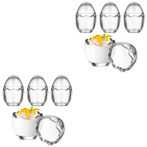 8Stk Transparente Dessertbecher Für Pudding, Mousse Und Joghurt 2