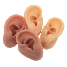 2Paar Silicone Oren Model Set Voor Oorbel Display En Oefenen Piercing