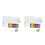2Sets DIY Textilfarben Set Weiß Mit Elastikring Und Zubehör Für Kinder 6