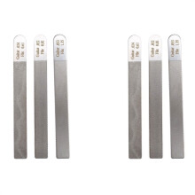 6Pc Guitar Nut Files Fret Crowning Slot Filing Luthier Repair Tool Kit for Guitar Stringed Instruments