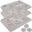 4Ensembles Plateau Multifonction En Silicone Gris Pour DIY 1