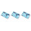 3Pcs PU Scorecard Holder Blue Protective Cover Score Tracking 7