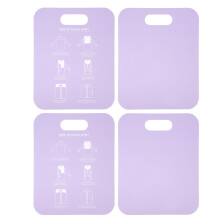 20Pièces De Pliage Vêtements Violet PP Portable Pour T-Shirts
