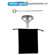 4Sets Durable Metal Mini Urn Funnel Filler Kit Small Funnels for Ashes